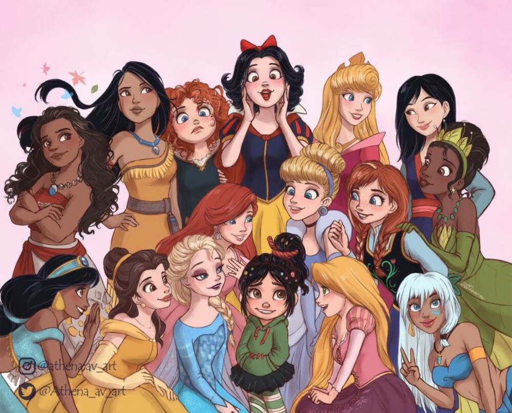 Kids Education Group - Disney Princess Group 300/500/1000 Pieces Cute