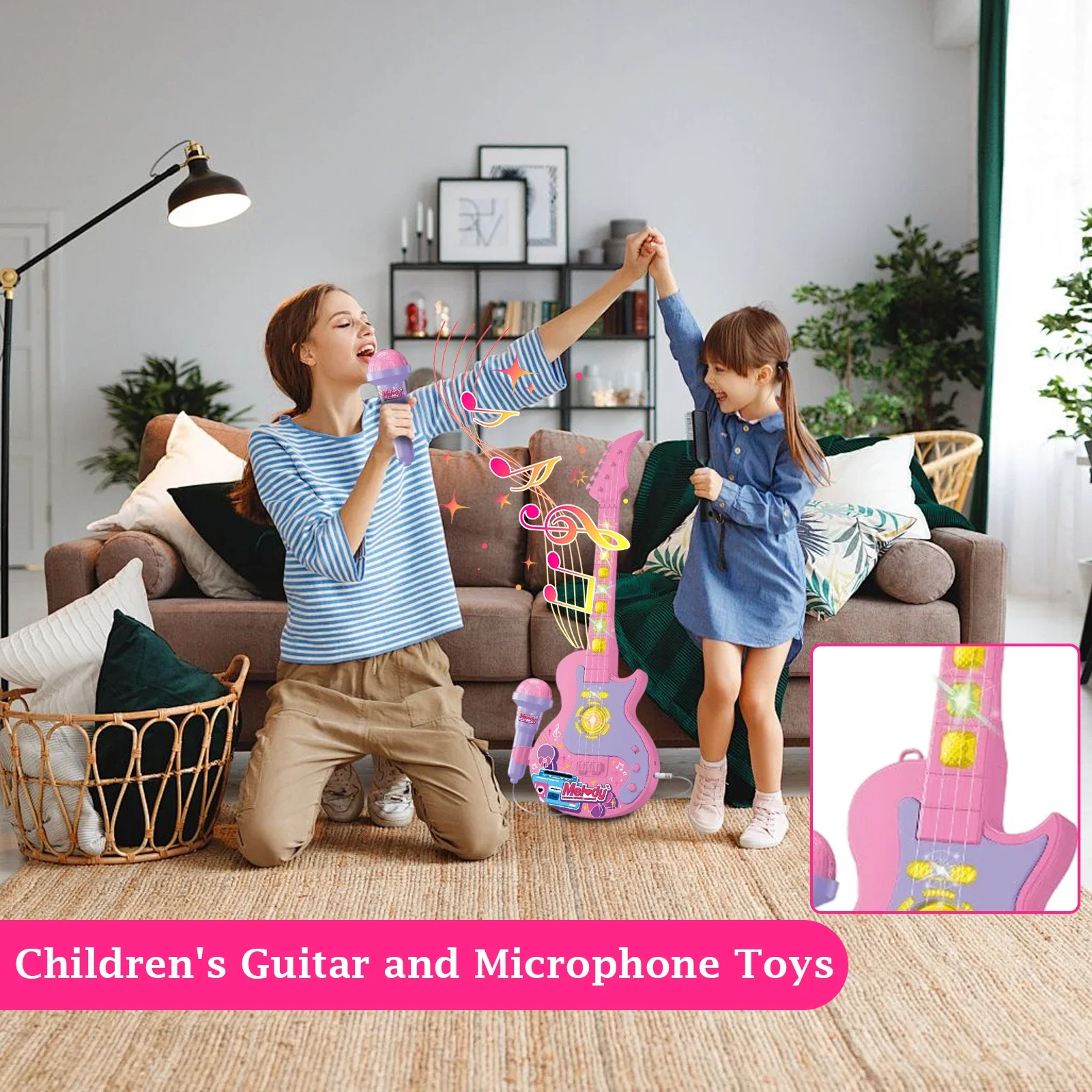 Children's& Karaoke Microphone - Kids Home Education ulasan dan harga