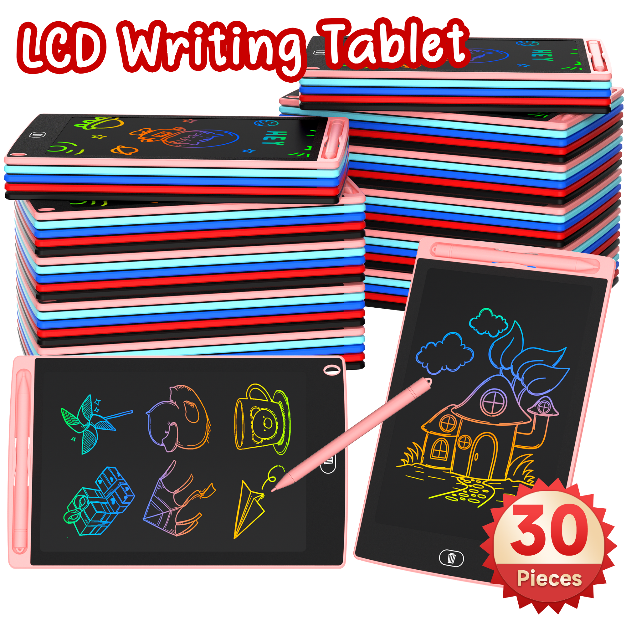 30pcs of 8.5 Inch LCD Drawing  - Kids Education Tablets ulasan dan harga