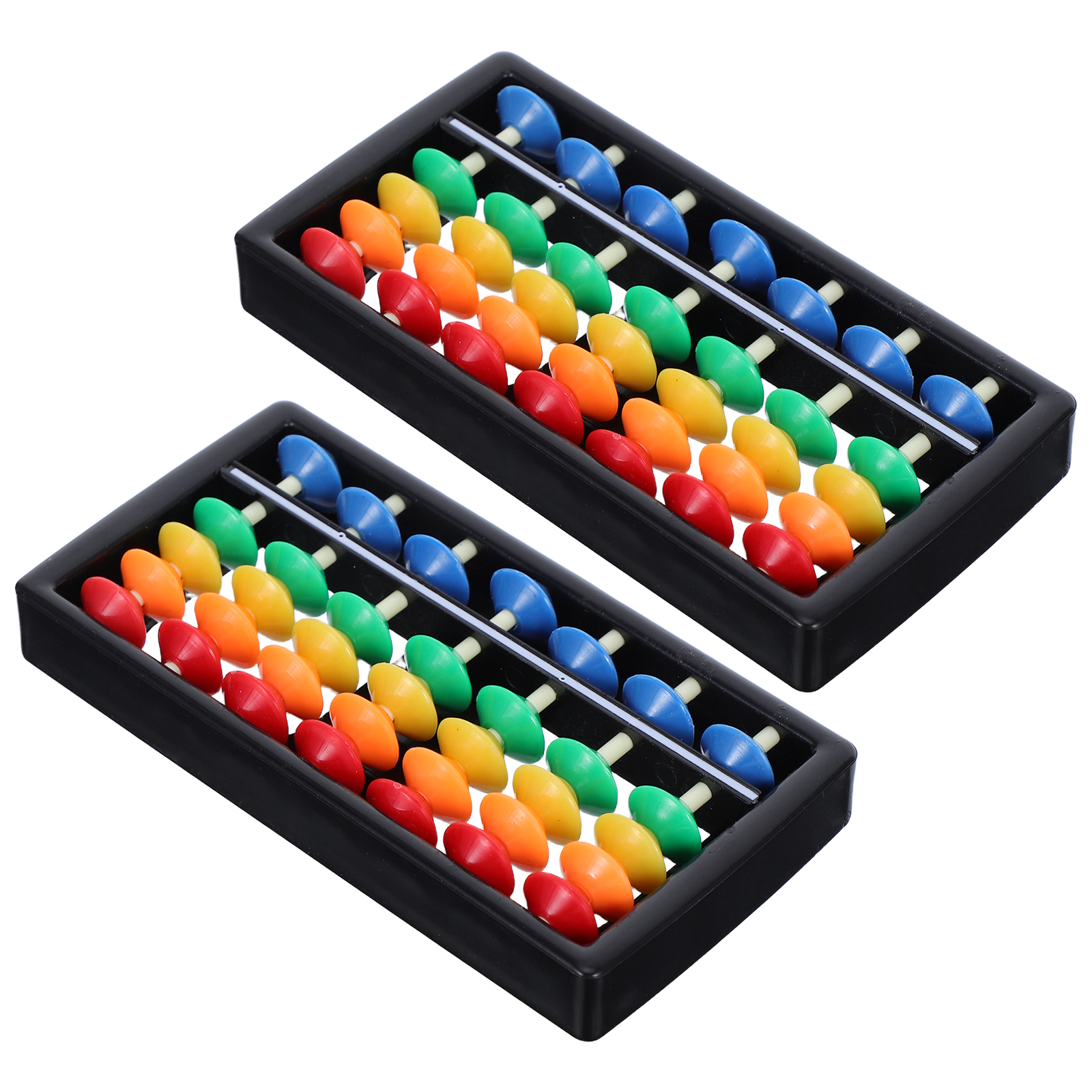 Small 7 Column Plastic Abacus  - Kids Education Calculator ulasan dan harga
