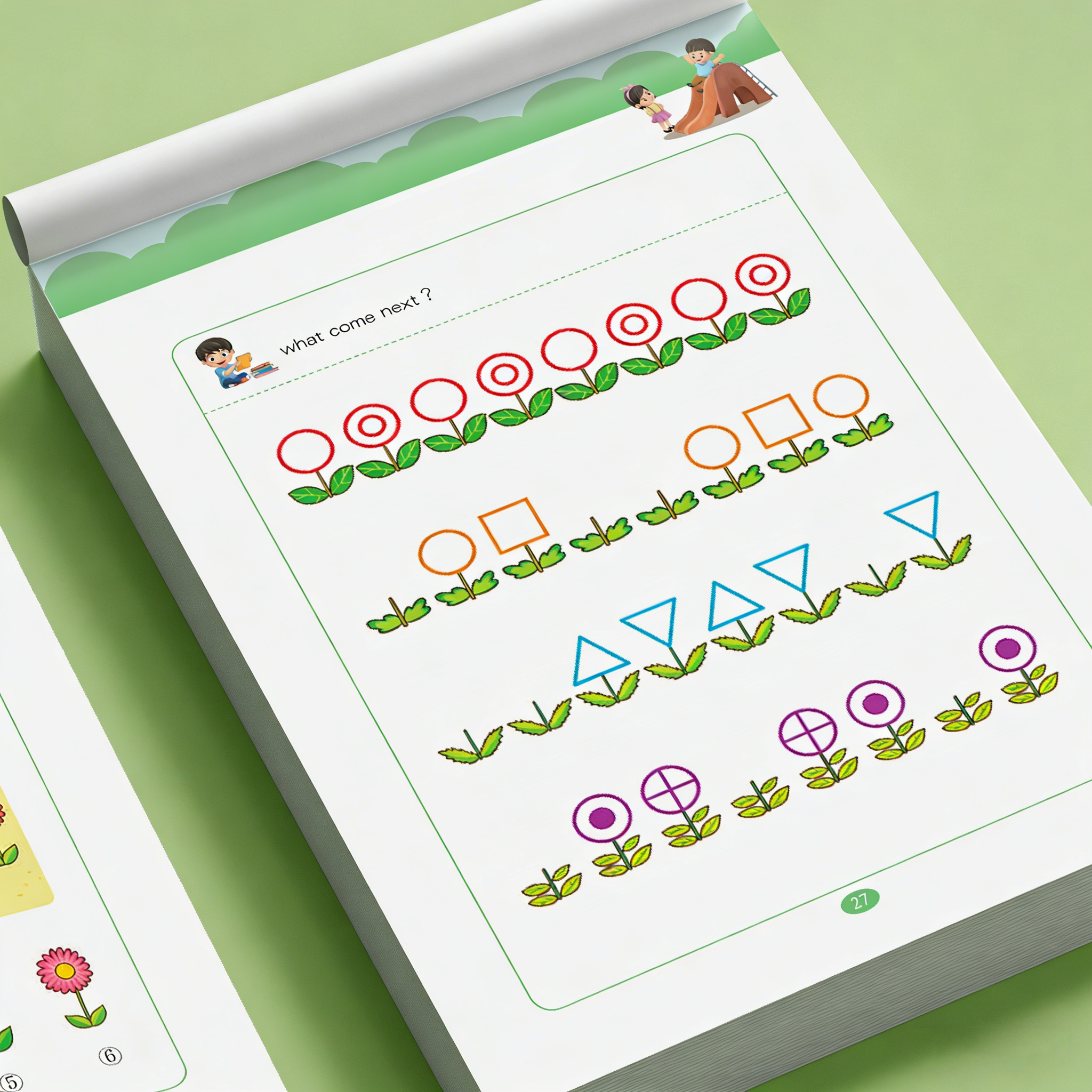 Pattern Finding Workbook for K - Learning Workbook Preschool ulasan dan harga
