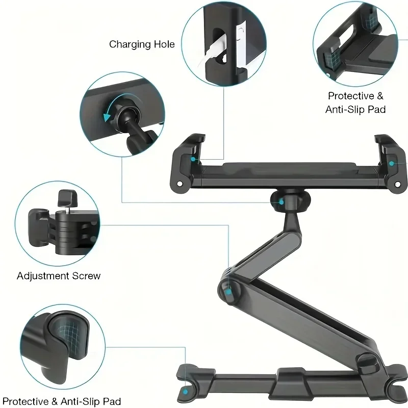 Foldable Car Phone Holder Back - Kids Education Tablets ulasan dan harga