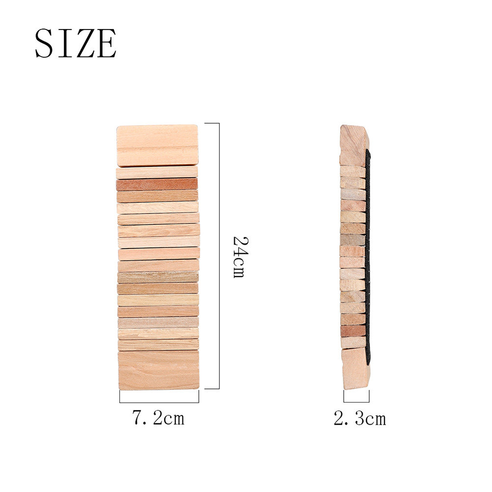 1pc Wooden Musical Wood Bendin - Kids Education Recreation ulasan dan harga