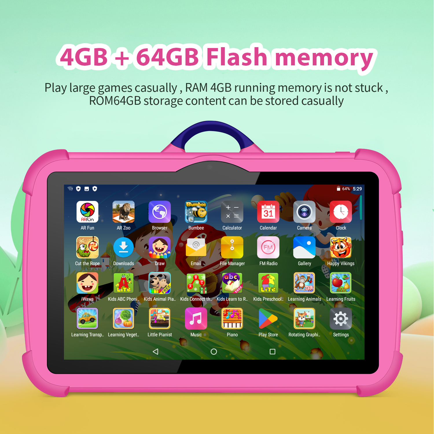 New Cartoon Pattern Kids Table - Kids Education Tablets ulasan dan harga