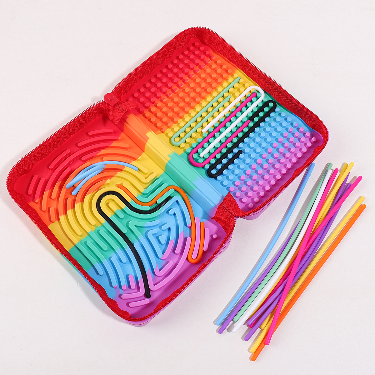 Silicone Rainbow Desk Statione - Kids Home Education ulasan dan harga