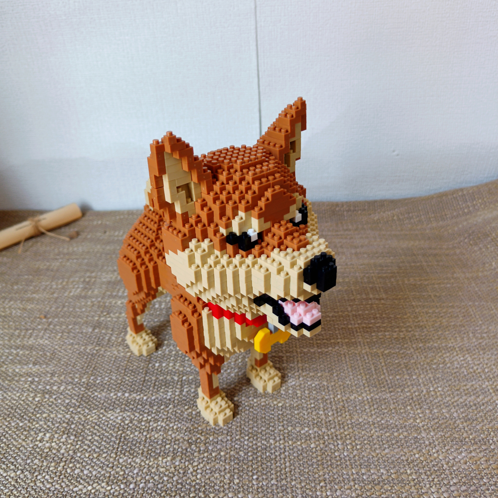 KNEW BUILT Shiba Inu Dogs Mode - Kids Education Recreation ulasan dan harga