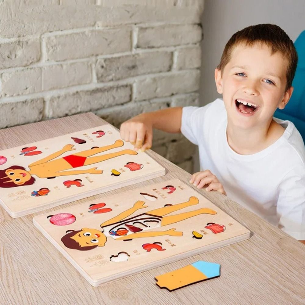 NEW Learning Board Montessori  - Human Body Puzzle ulasan dan harga