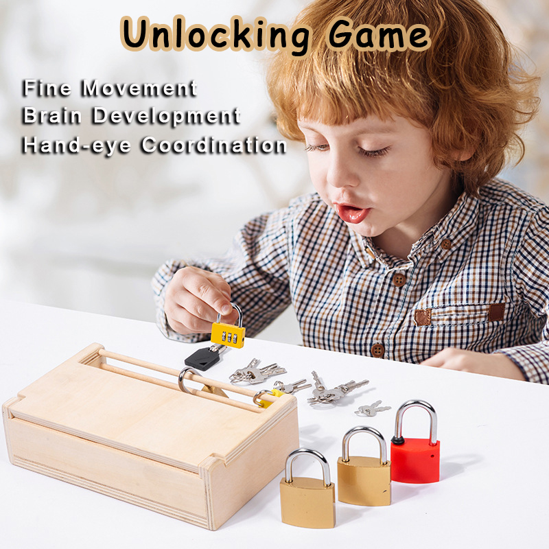 Children Montessori Unlocking  - Human Body Puzzle ulasan dan harga