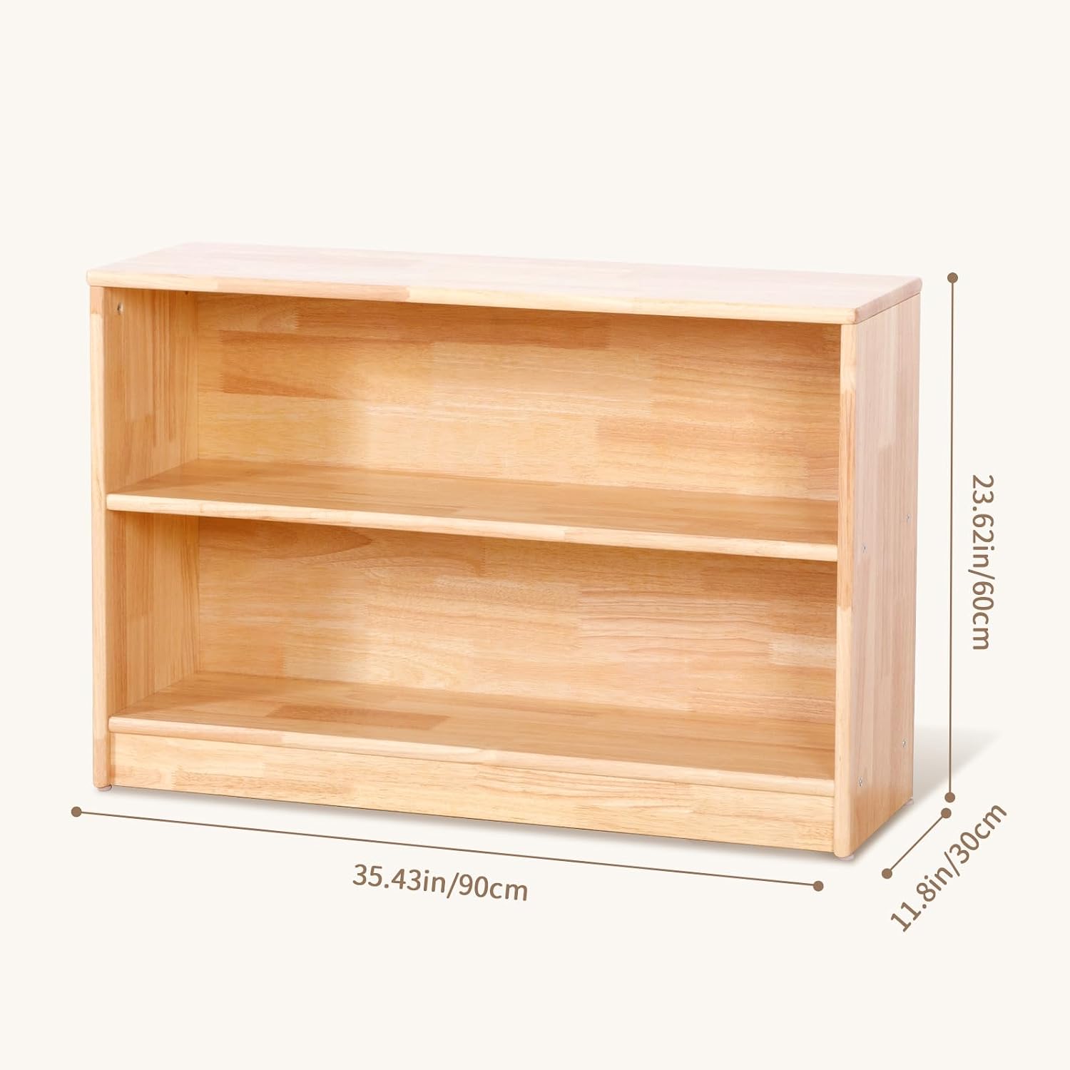 Rubber Wood Montessori Shelf T - Montessori Shelf Toy ulasan dan harga