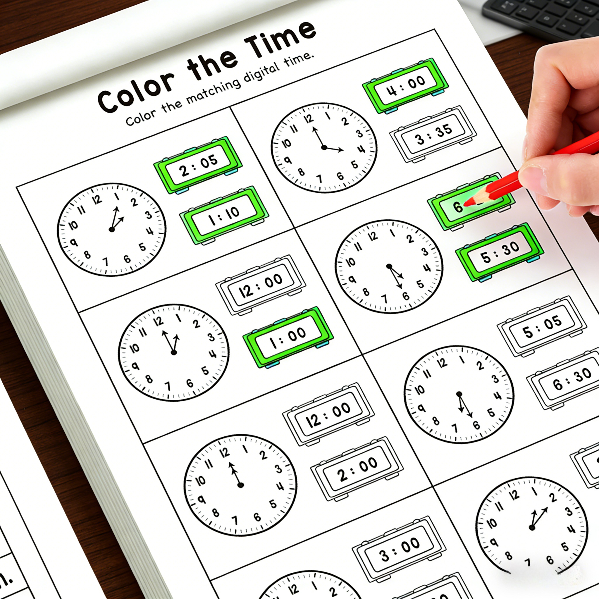 Telling Time Workbook for Kids - Learning Workbook Preschool ulasan dan harga