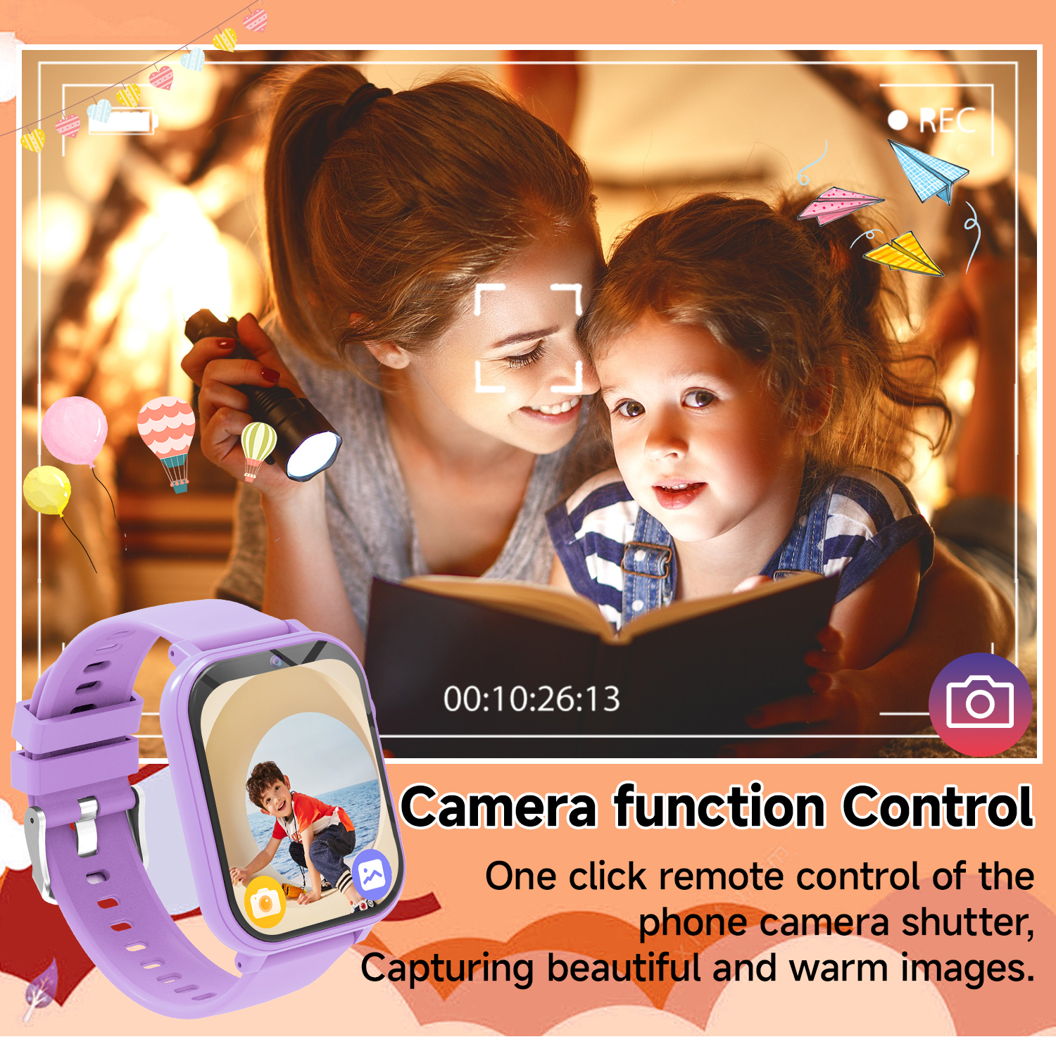 Kids Smart Watch with Camera f - Kids Education Calculator ulasan dan harga