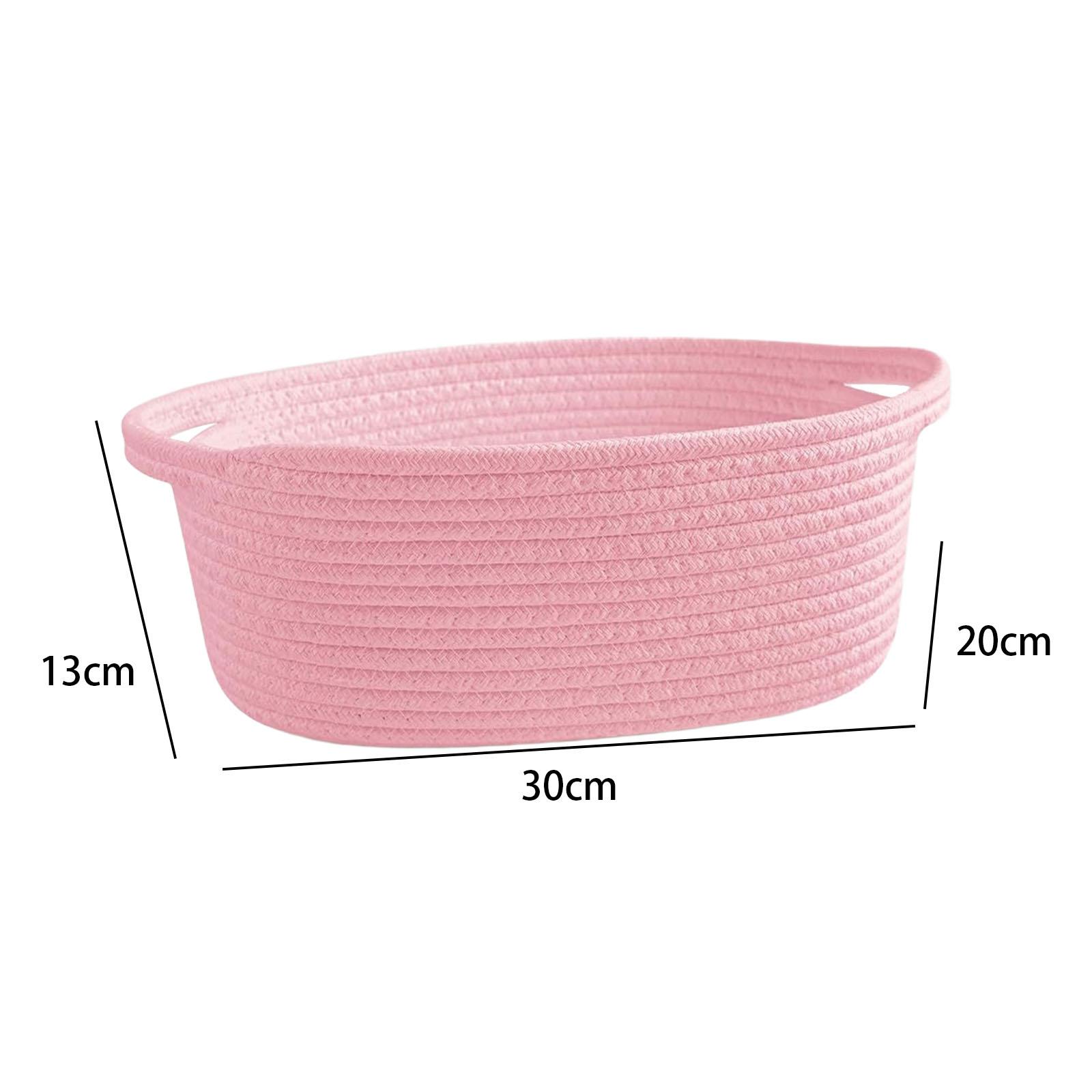 Cotton Rope Basket Decorative  - Montessori Shelf Toy ulasan dan harga