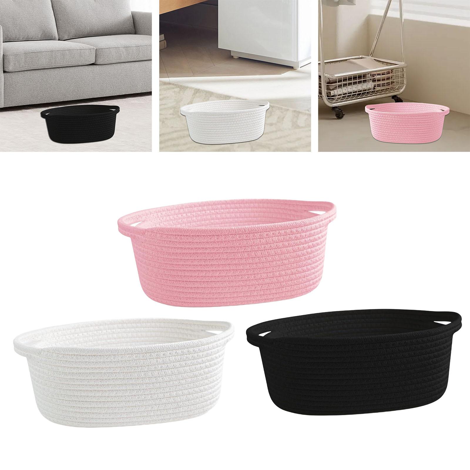 Cotton Rope Basket Decorative  - Montessori Shelf Toy ulasan dan harga