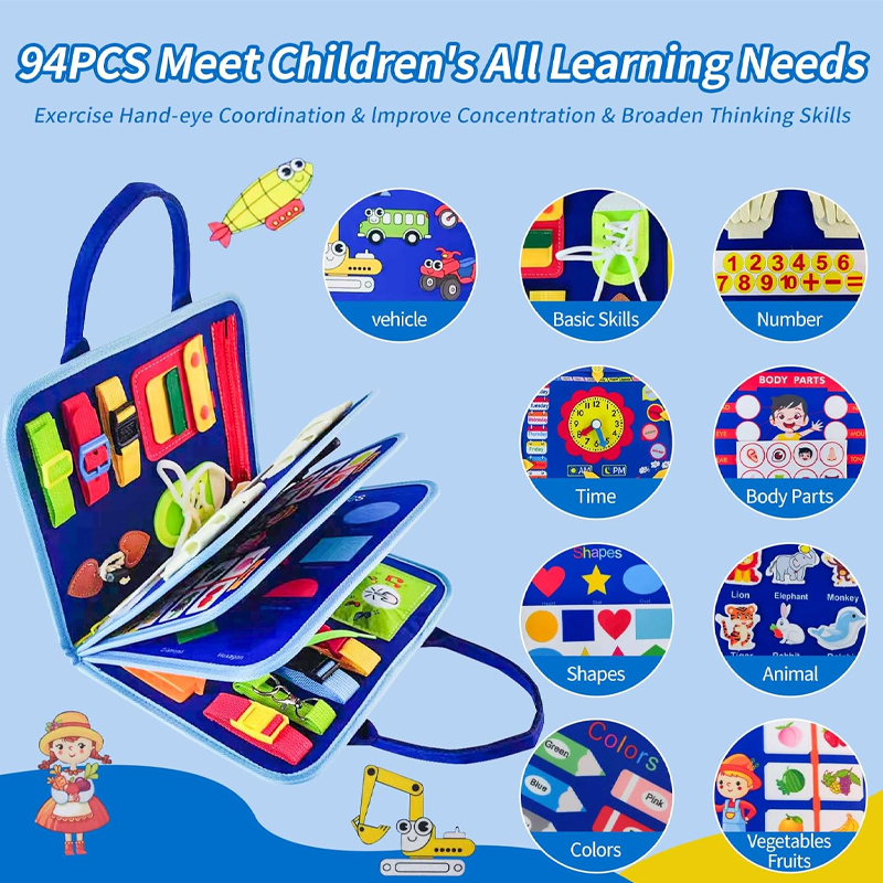 New Busy Board for Toddlers Se - Kids Education Calculator ulasan dan harga