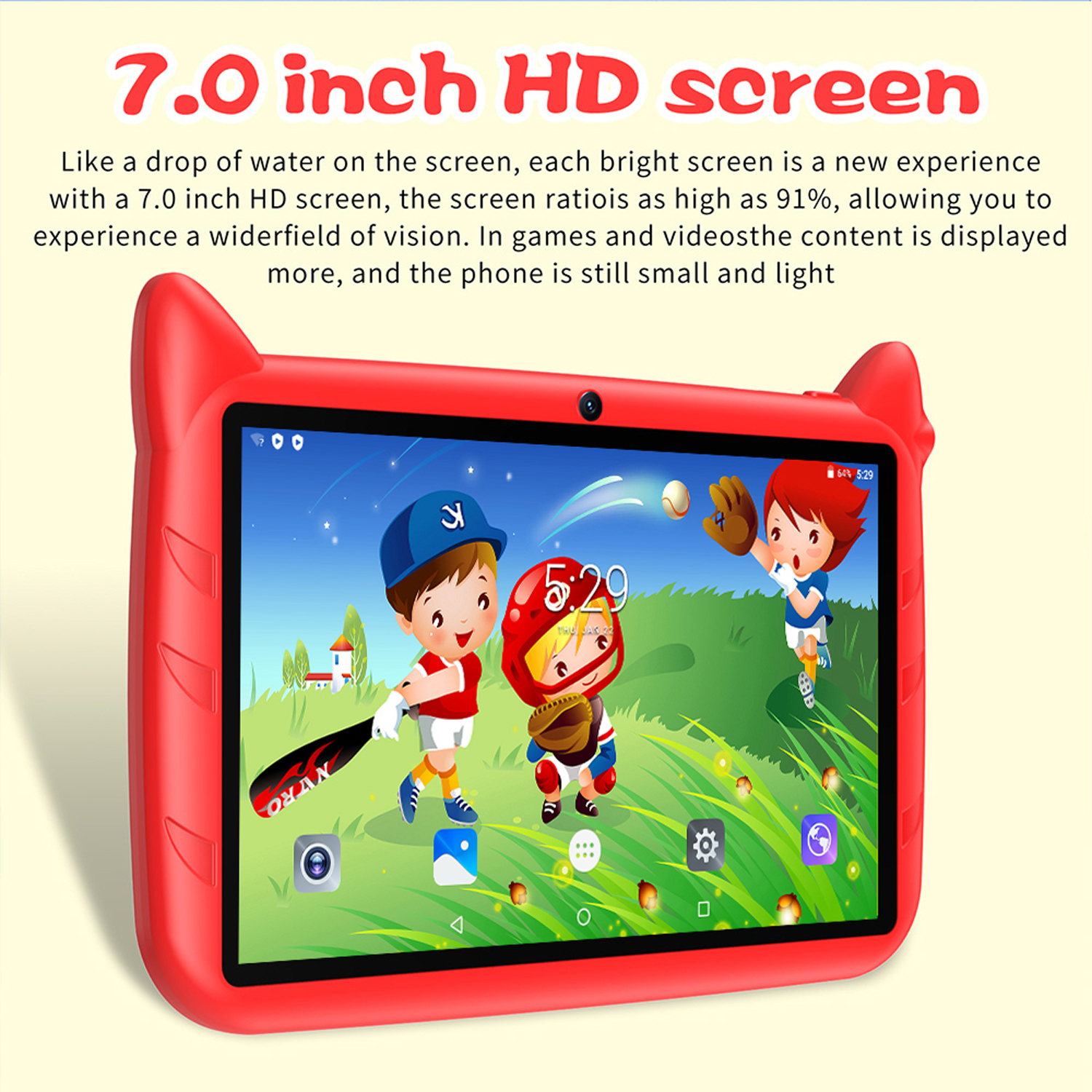 New Kids 7-inch Tablet Android - Kids Education Tablets ulasan dan harga