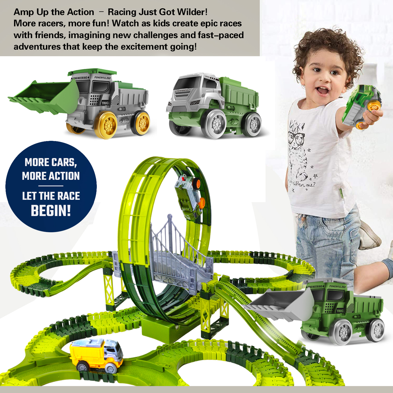 Dinosaur Toy Race Track Featur - Kids Educational Device ulasan dan harga