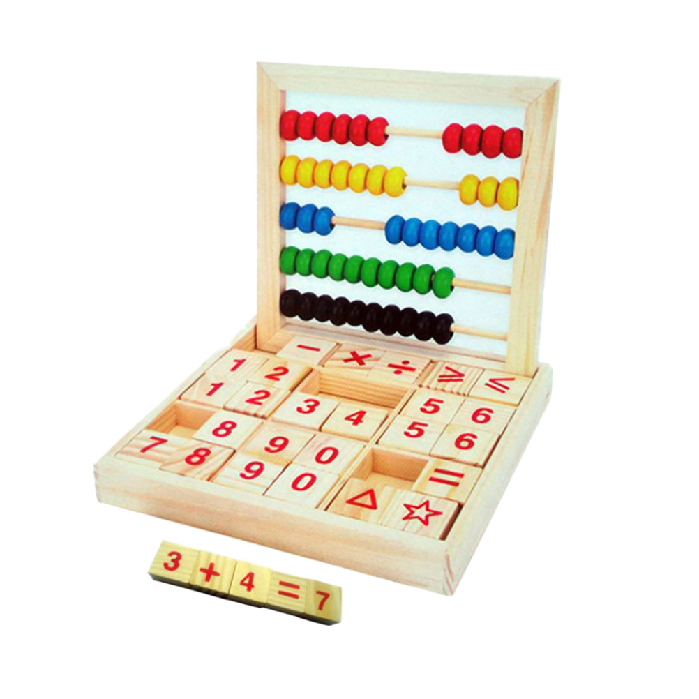 Wooden Early Childhood Educati - Kids Education Calculator ulasan dan harga