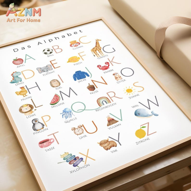 AZNM German Alphabet Numbers C - Kids Home Education ulasan dan harga