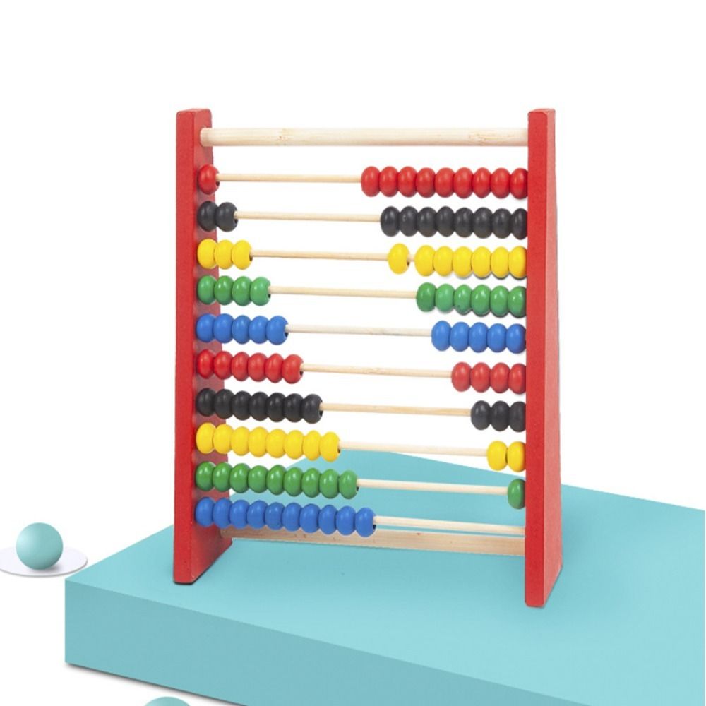 Wooden Wooden Abacus Durable R - Kids Education Calculator ulasan dan harga
