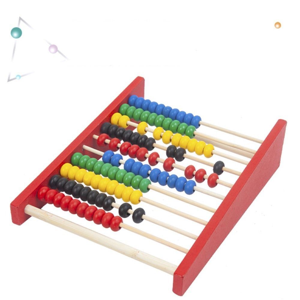 Wooden Wooden Abacus Durable R - Kids Education Calculator ulasan dan harga
