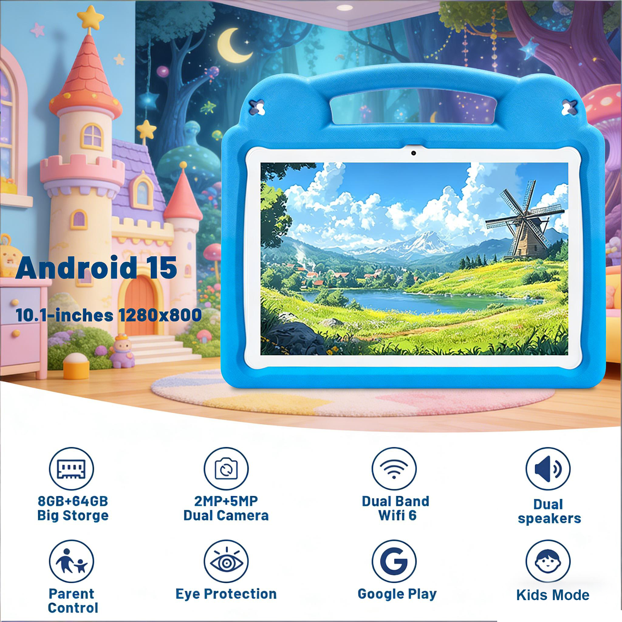 ANRY R16Pro Kids Tablet 10 Inc - Kids Education Tablets ulasan dan harga