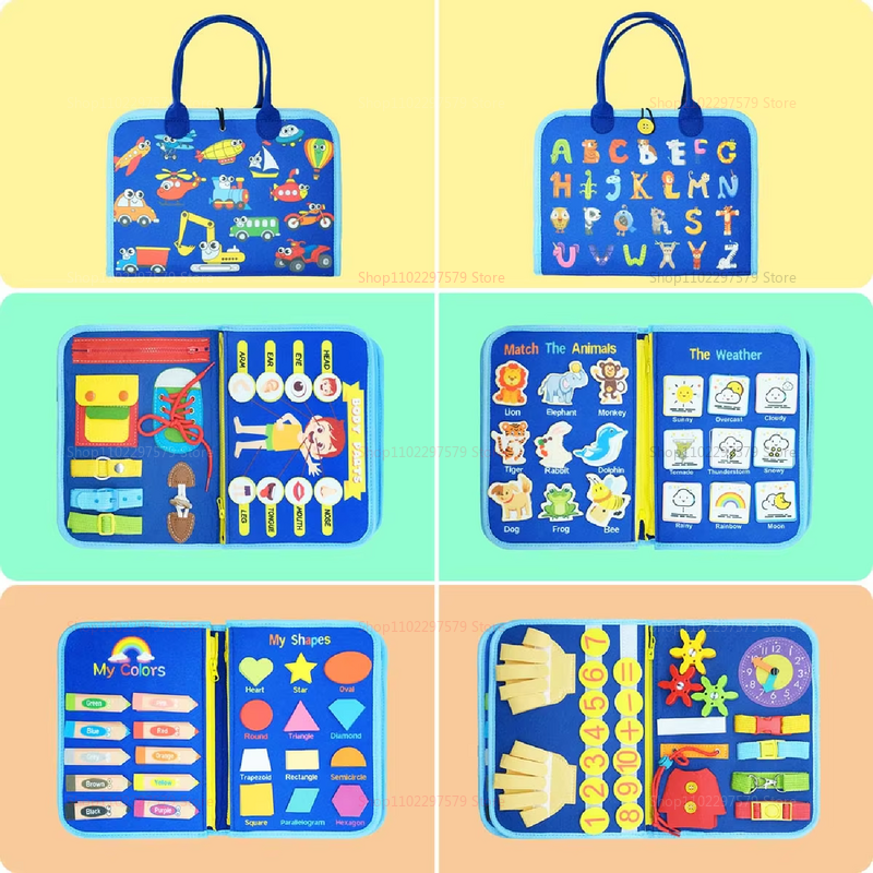 Toddler Busy Board for Montess - Kids Education Calculator ulasan dan harga