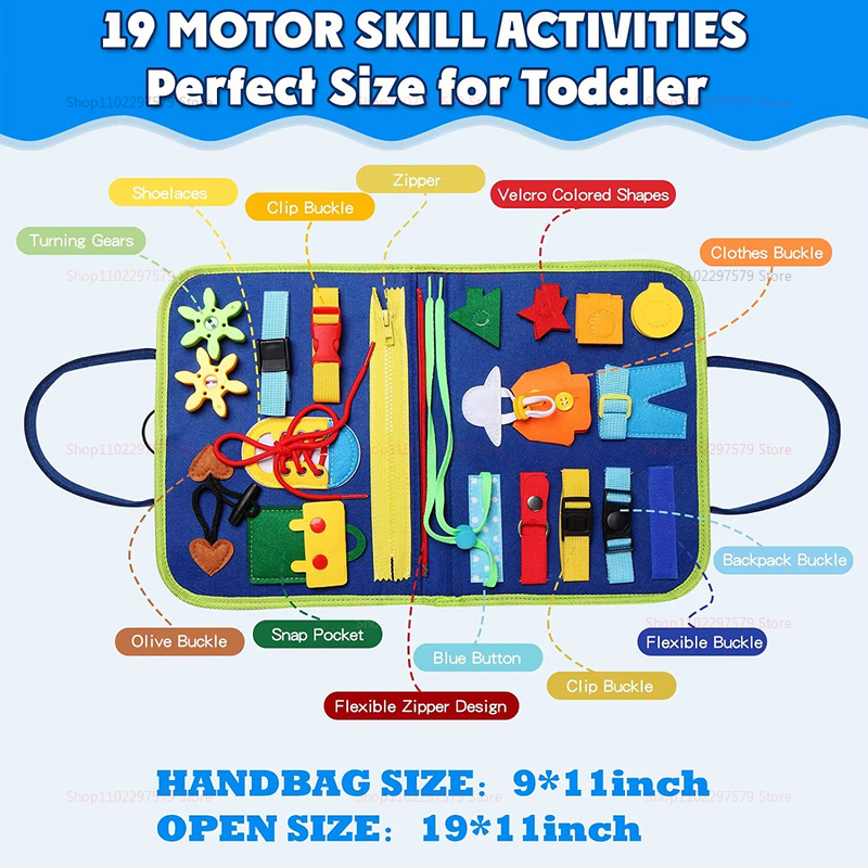 Toddler Busy Board for Montess - Kids Education Calculator ulasan dan harga